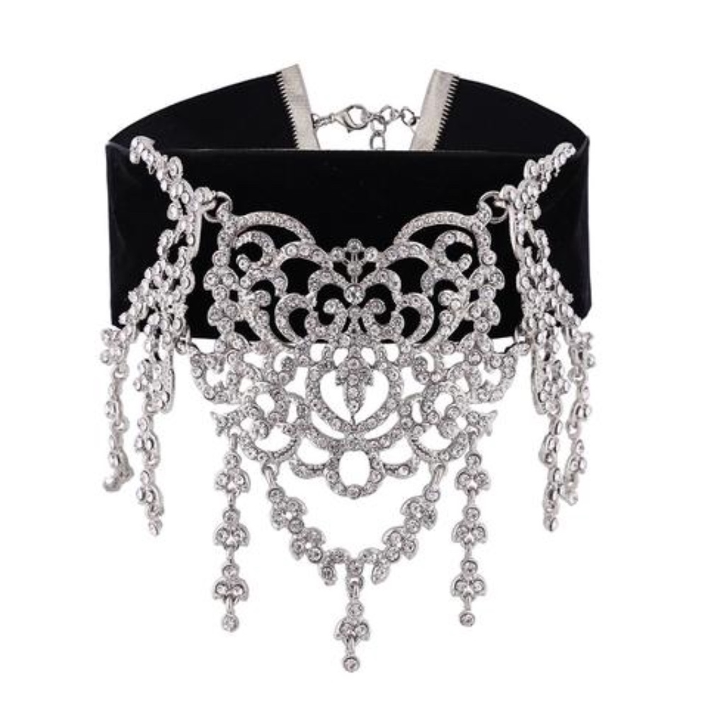 STORMI CHOKER || Velvet Grand Choker - Picture 2 of 2